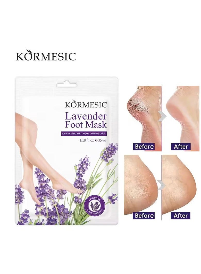 Kormesic الجوارب السحرية  بالافندر لتقشير القدمين وازاله الجلد الميت 35 مل  - Image 3