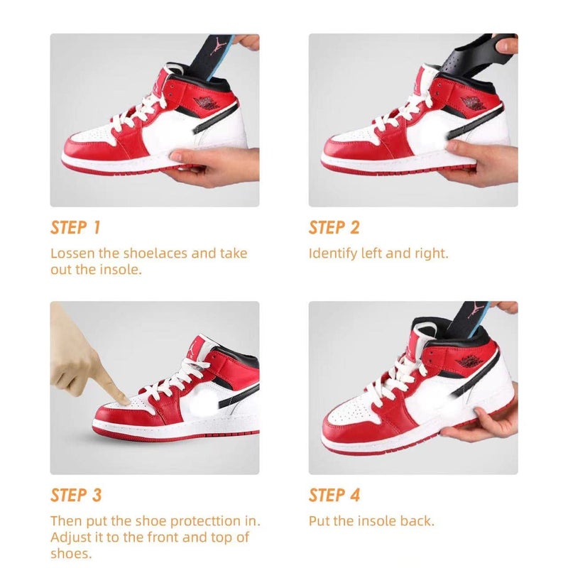 VITKSTAR 8 pairs Shoe Toe Crease Protector for Sneaker, Anti-Wrinkle Shoes Crease Protector Prevent Shoes Creaseï¼ˆ7-13ï¼‰ - Image 5