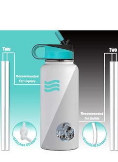 Generic Wide Mouth Straw Lid for Hydro Flask Water Bottle Soft Bite Valve Hydroflask Sport Cap Accessories  - Image 3