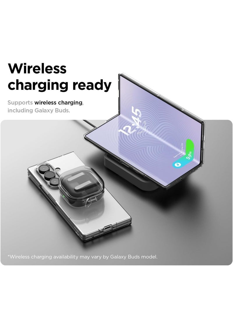 TEMPO Transparent Case Compatible with Samsung Galaxy Z Fold 8 Cellphone, Hard PC Clear Cover, Ultra-Thin, Shockproof Anti-Yellowing and Military Shockproof - Image 4