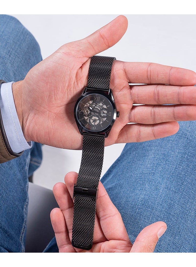 GUESS Men's Analog Silicone Wrist Watch - GW0368G3 - 39 mm - Image 5