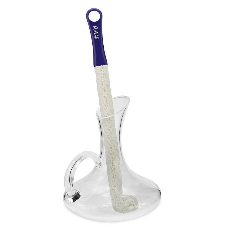 KUWANI KUWAN Bottle Cleaning Brush Multi-function Household Tools Flexible Bottle Scourer for Some Decanters, Goblets, Glasses, Cups (Long) - Image 4