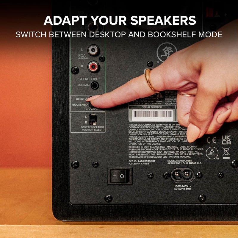 Mackie 3.5-inch Powered Studio Monitors with Tone Control and Bluetooth - Image 3