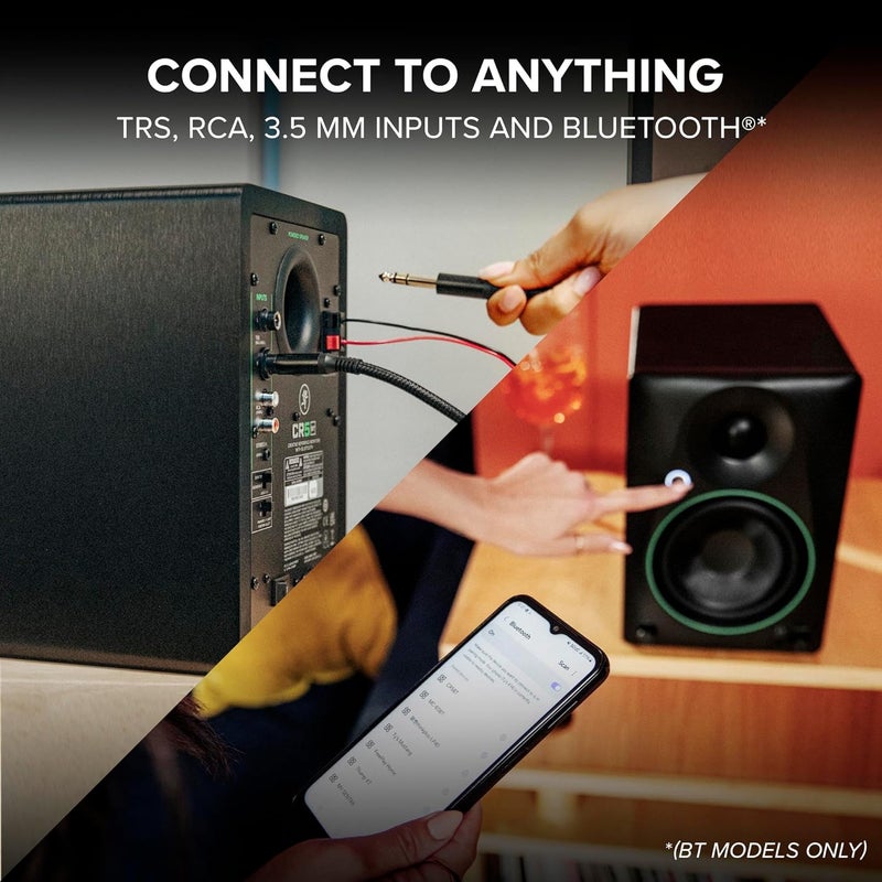 Mackie 3.5-inch Powered Studio Monitors with Tone Control and Bluetooth - Image 4