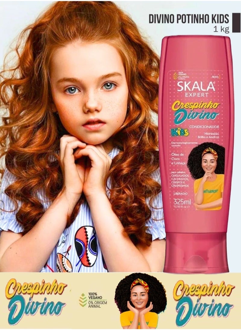SKALA Skala Expert Crespinho Divino Kids Conditioner 325ml (Brazilian)  - Image 2