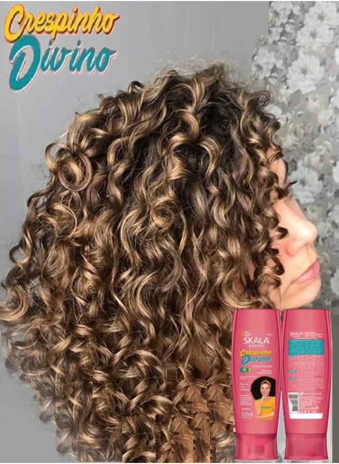 SKALA Skala Expert Crespinho Divino Kids Conditioner 325ml (Brazilian)  - Image 4
