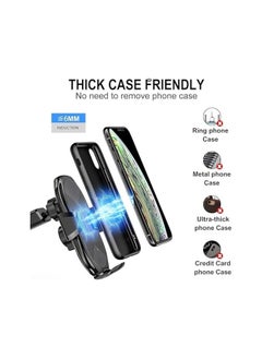 Generic Wireless Car Charger Mount, Auto-Clamping Qi 10W 7.5W Fast Charging Car Phone Holder Air Vent Compatible withiPhone11/11Pro/11ProMax/XSMax/XS/X Galaxy S10/S10+/S9/S9+ and More  - Image 4