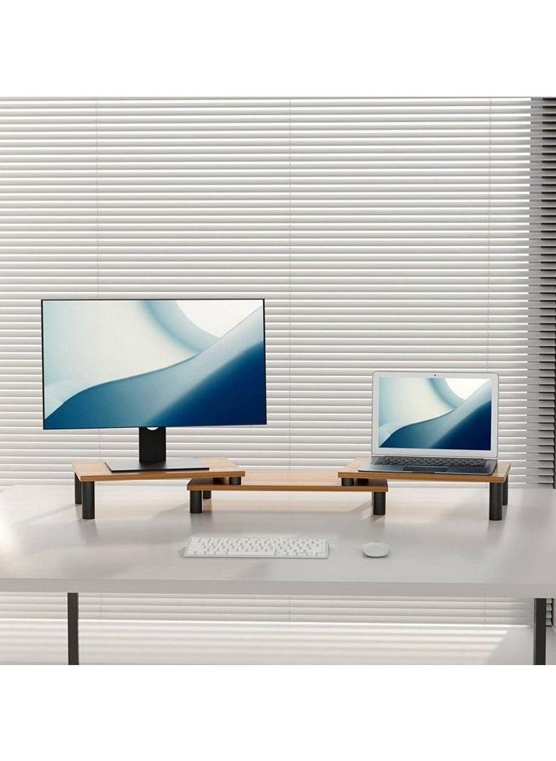 upergo UPERGO ID-42 Solid Wood Monitor Riser, Laptop Stand Desk  - Image 2