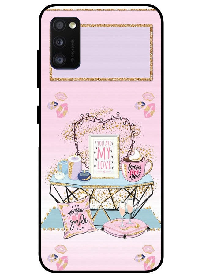 EYE CATCH Protective Case Cover For Samsung Galaxy A41 Smart Series Printed Protective Case Cover for Samsung A41 You Are My Love You Make Smile  - Image 1