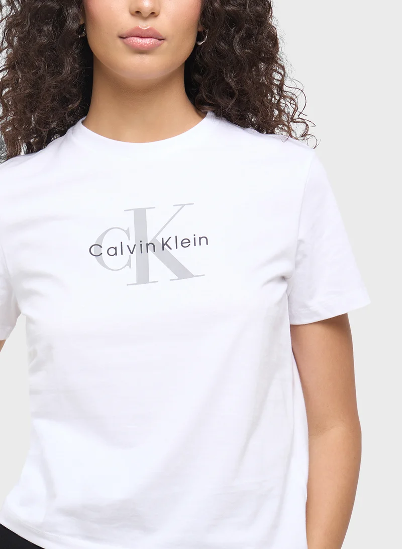 Calvin Klein Jeans Graphic Crew Neck T-Shirt