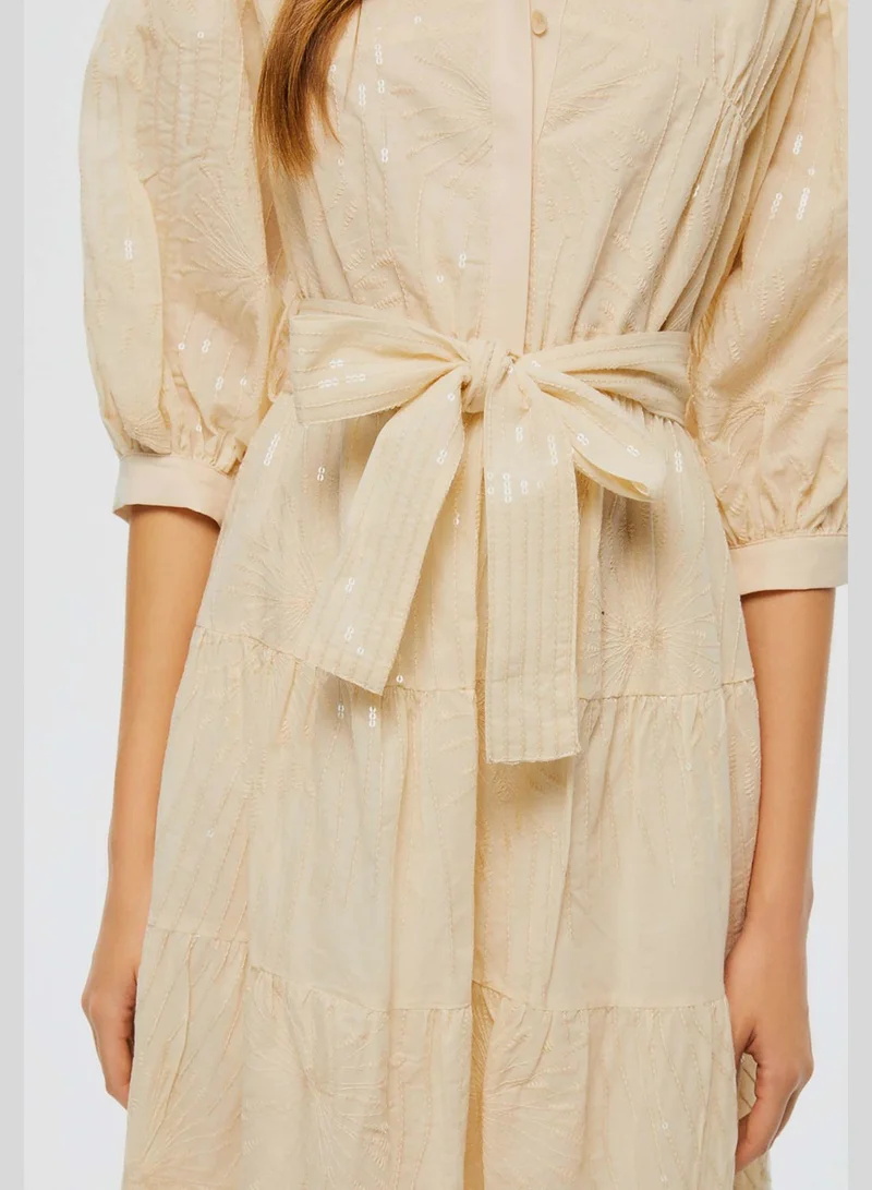 Nocturne Tie Detail Tiered Dress