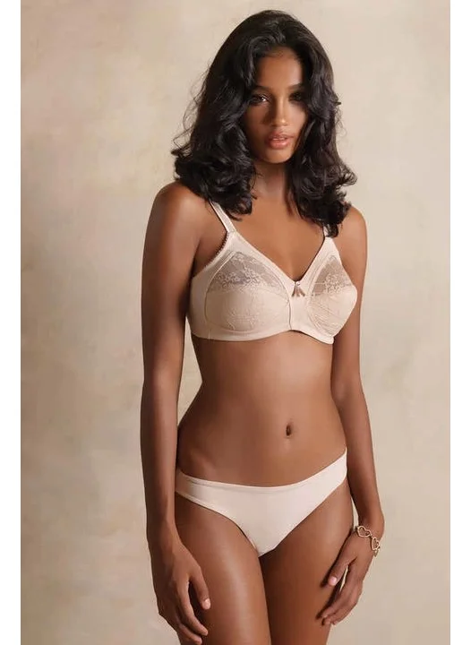 Yeni İnci 1905 Lace Minimizer Bra - Black