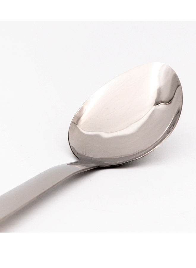 Stainless Steel Spoon Silver/Orange 35x6.5cm  - Image 2