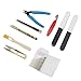 BXQINLENX Professional 38 PCS Model Tools Kit Modeler Basic Tools Craft Set Hobby Building Tools Kit for Gundam Car Model Building Repairing and FixingP - Image 3