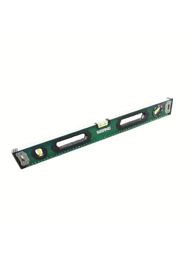 1PC 600MM Magnetic Aluminum Alloy Level Ruler 3 Layer Bubble Tool For Construction - Image 1