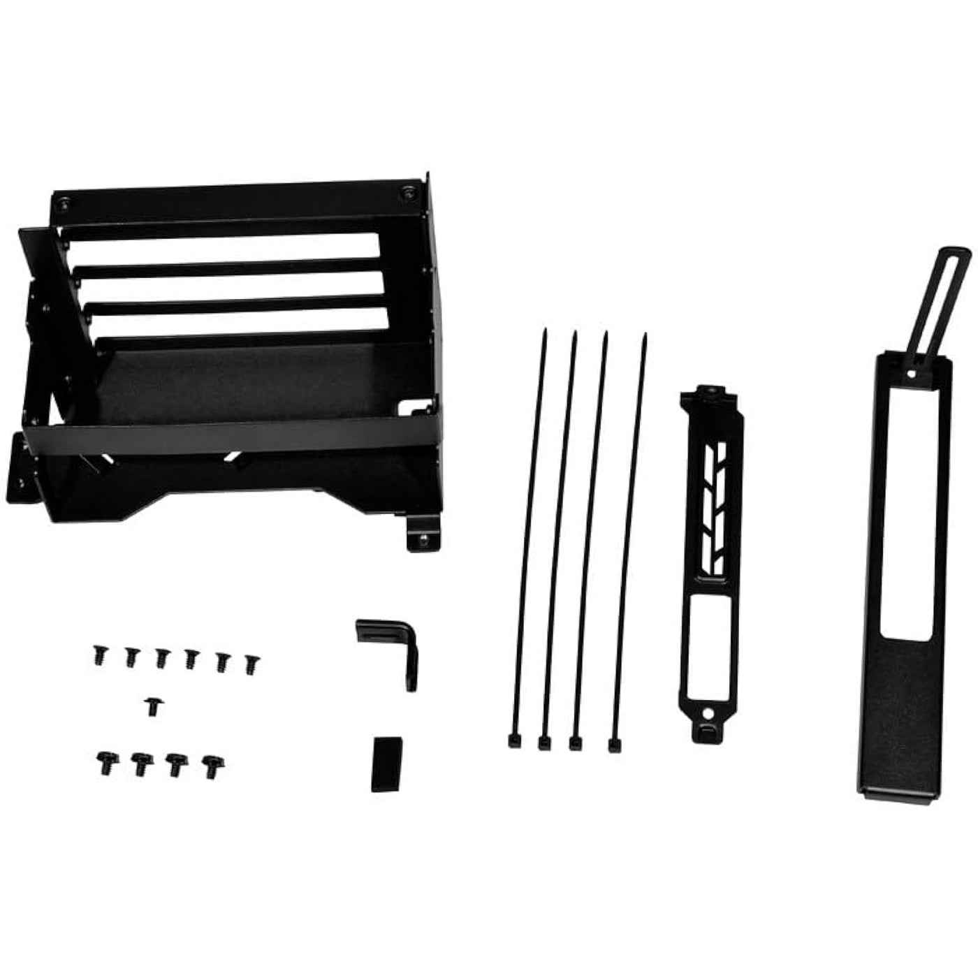 LianLi O11DEXL1X Upright GPU Bracket Upgrade Kit for 40 Series GPU Compatilble with O11 Dynamic EVO XL Black Riser Cable Not Included O11DEXL1X