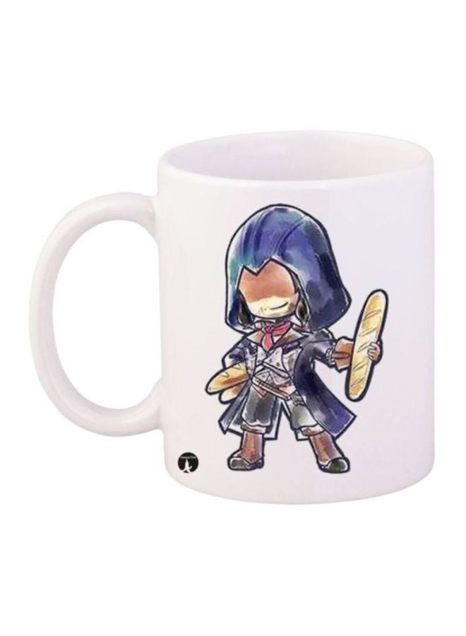 RYN Assassin's Creed Printed Coffee Mug White/Blue/Brown