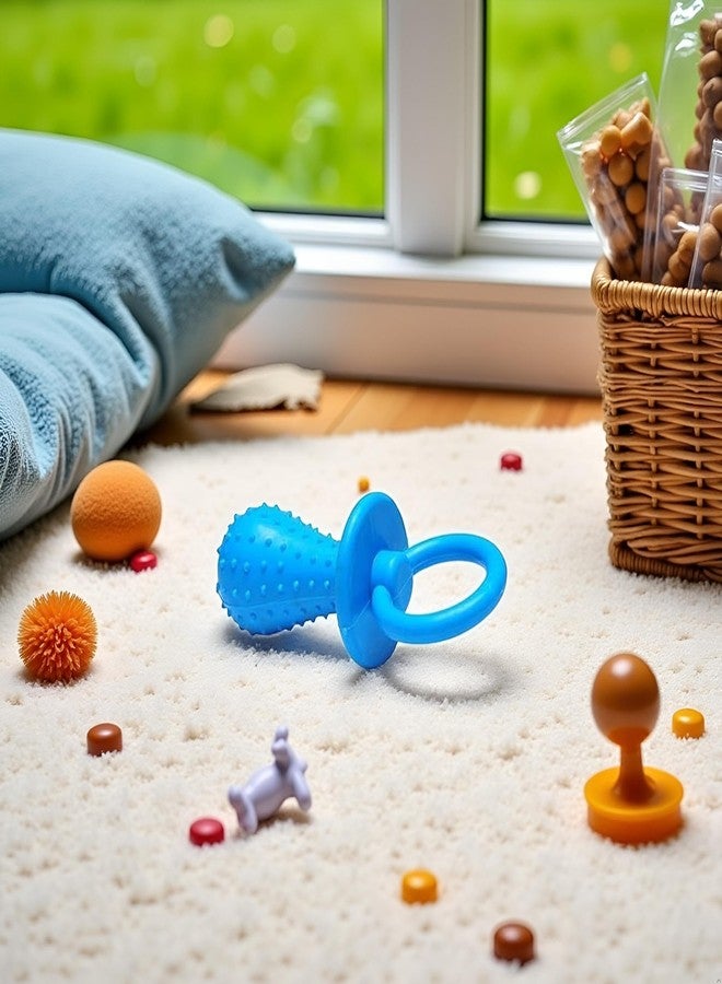 DPWOUM Dog Pacifier,Chew Toys,Mini Bite Resistant Bell Shape Rubber Pacifier, Puppy Molar Chew Training Toy,Bell Chewing Playing Training Toys for Pet Puppy Dog Cat Pet Supplies(Random Color) - Image 3
