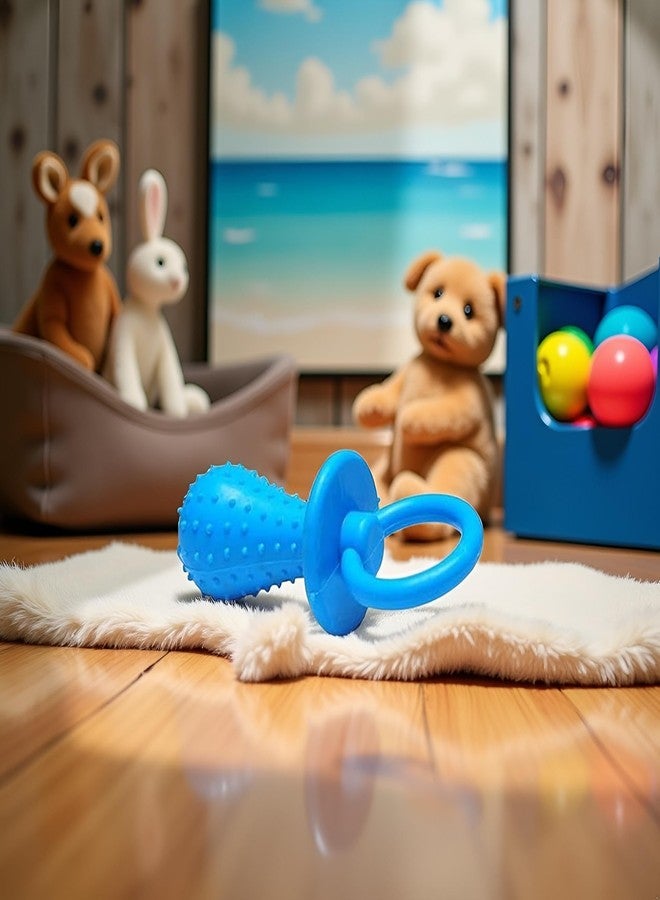 DPWOUM Dog Pacifier,Chew Toys,Mini Bite Resistant Bell Shape Rubber Pacifier, Puppy Molar Chew Training Toy,Bell Chewing Playing Training Toys for Pet Puppy Dog Cat Pet Supplies(Random Color) - Image 2