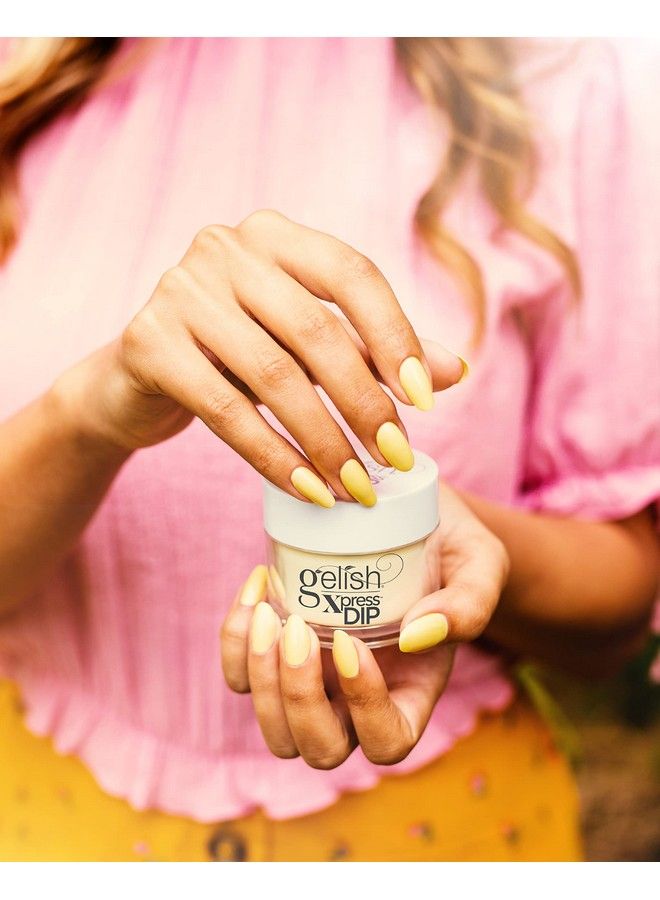Gelish Xpress Dip Let Down Your Hair Color Dip Powder Yellow Nail Dip Powder Yellow Nail Dip 1.5 Ounce - Image 4
