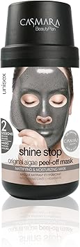 CASMARA مجموعة قناع الوجه المرطب المضاد للشيخوخة كاسمارا شاين ستوب للبشرة غير النقية والدهنية 2 قناع 1 أمبول 4 مل - Image 1
