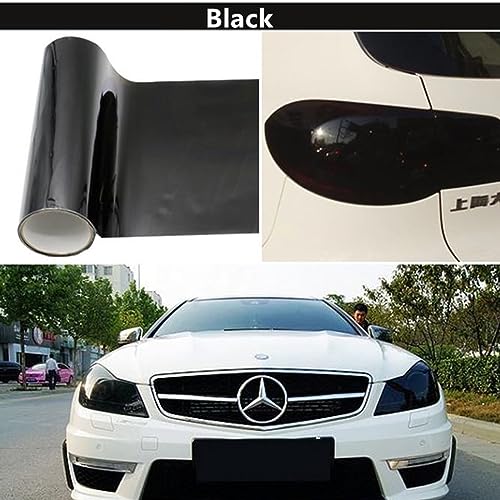 EOHMAK Deep Black Car Light Tint - Headlight, Brake, Taillight & Fog Light Smoke Film (30x150CM) - Image 2