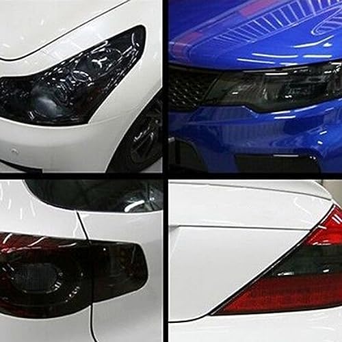 EOHMAK Deep Black Car Light Tint - Headlight, Brake, Taillight & Fog Light Smoke Film (30x150CM) - Image 5