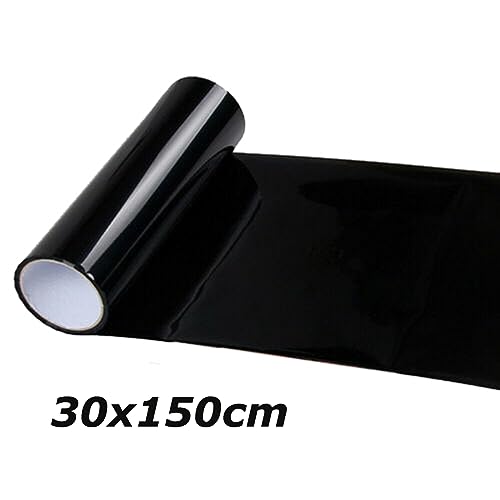 EOHMAK Deep Black Car Light Tint - Headlight, Brake, Taillight & Fog Light Smoke Film (30x150CM) - Image 3