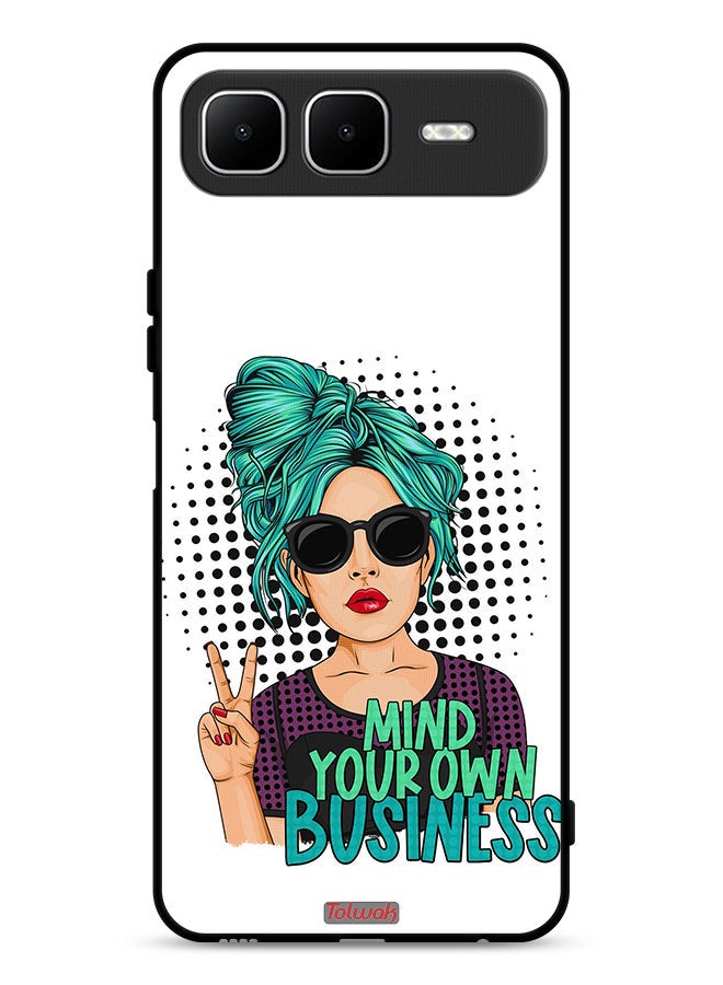 Tolwak Infinix Smart 10 Plus Protective Case Cover Mind Your Own Business