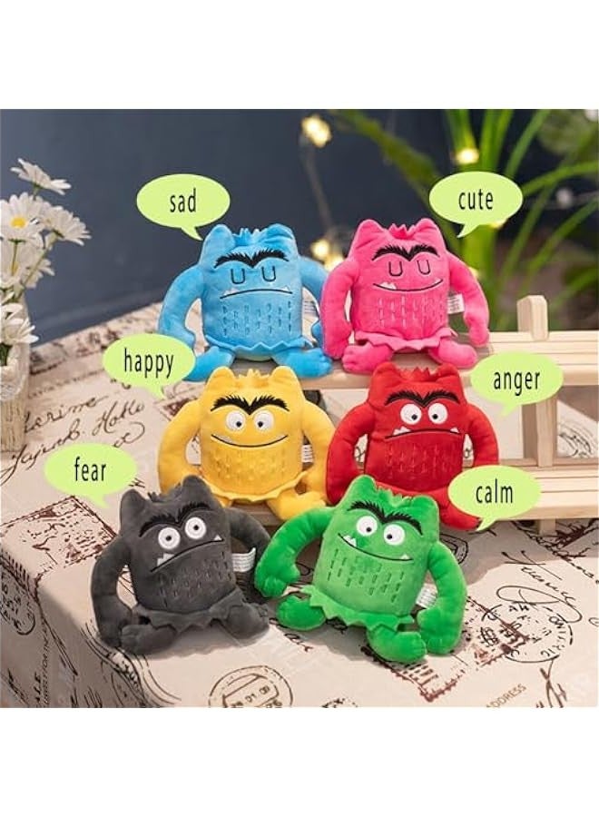 Color Monster Plush Toys, Little Monster Cartoon Doll, Color Monster Plush Doll Set - Image 4