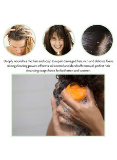 VERT 100% Natural Shampoo Bar For Hair 2 Pieces Solid Shampoo Soap For Treated Dry Damaged Hair Vegetarian Plant Essence Helps Stop Hair Loss And Promotes Healthy Hair Growth 4.2Oz (Cinnamon & Ginger)  - Image 5