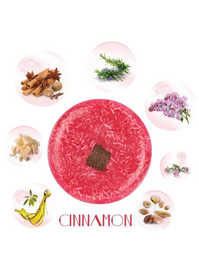 VERT 100% Natural Shampoo Bar For Hair 2 Pieces Solid Shampoo Soap For Treated Dry Damaged Hair Vegetarian Plant Essence Helps Stop Hair Loss And Promotes Healthy Hair Growth 4.2Oz (Cinnamon & Ginger) - Image 2