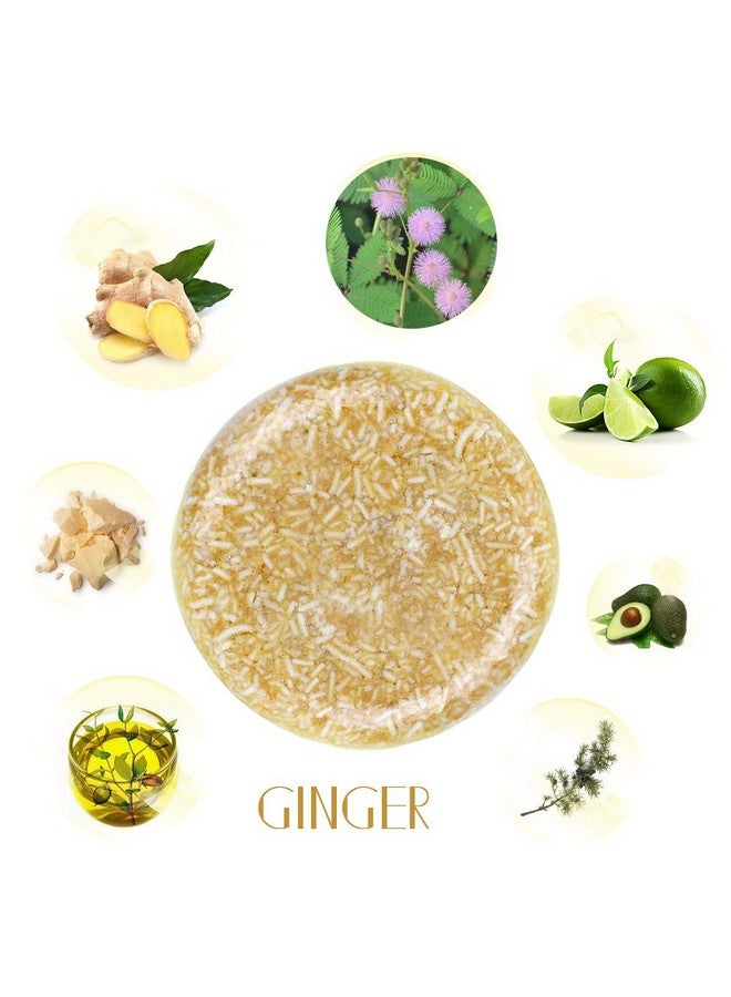 VERT 100% Natural Shampoo Bar For Hair 2 Pieces Solid Shampoo Soap For Treated Dry Damaged Hair Vegetarian Plant Essence Helps Stop Hair Loss And Promotes Healthy Hair Growth 4.2Oz (Cinnamon & Ginger) - Image 3