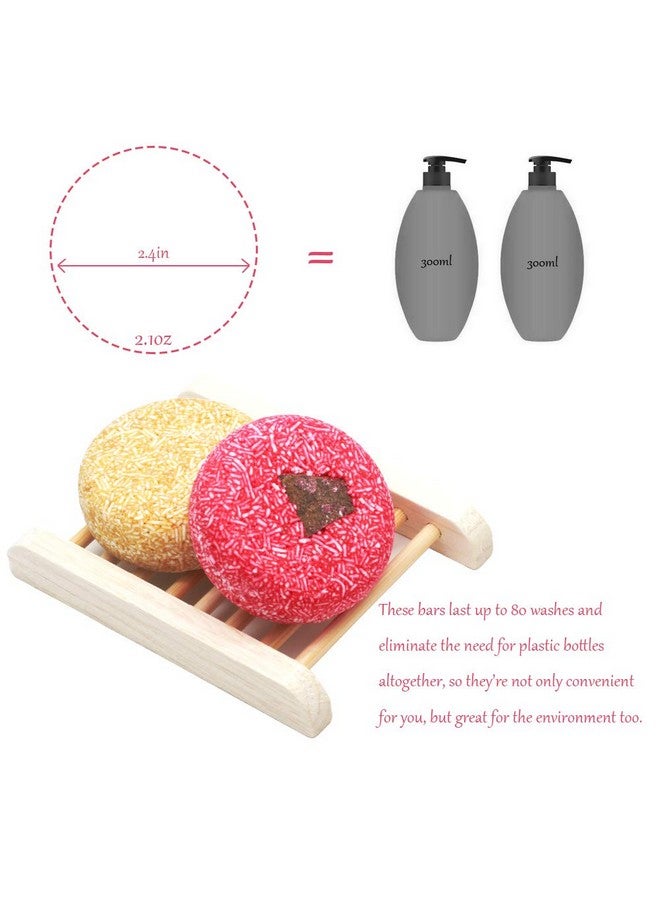 VERT 100% Natural Shampoo Bar For Hair 2 Pieces Solid Shampoo Soap For Treated Dry Damaged Hair Vegetarian Plant Essence Helps Stop Hair Loss And Promotes Healthy Hair Growth 4.2Oz (Cinnamon & Ginger) - Image 4