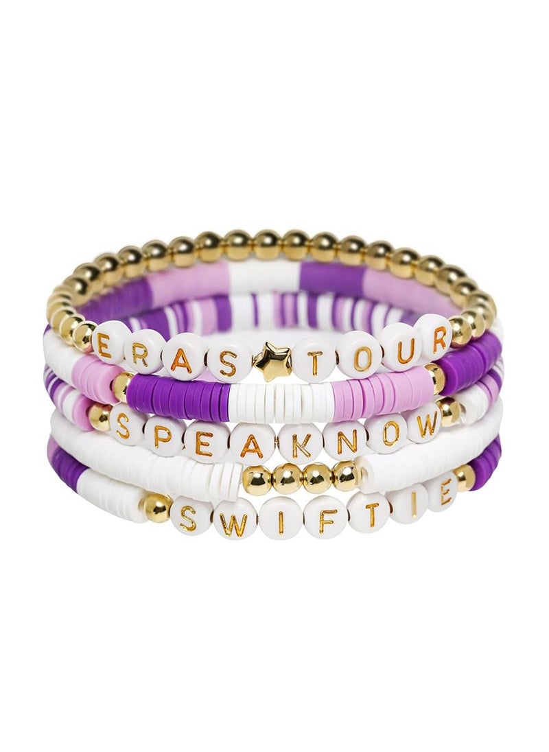 Taylor Swift 5 Pieces Taylor Swift Eras Tour Friendship Bracelets Set 