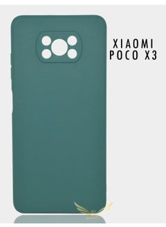 بورتوني جراب Poco X3 ، جراب واقٍ من السيليكون السائل مع حماية الكاميرا لهاتف Xiaomi Poco X3  - Image 1