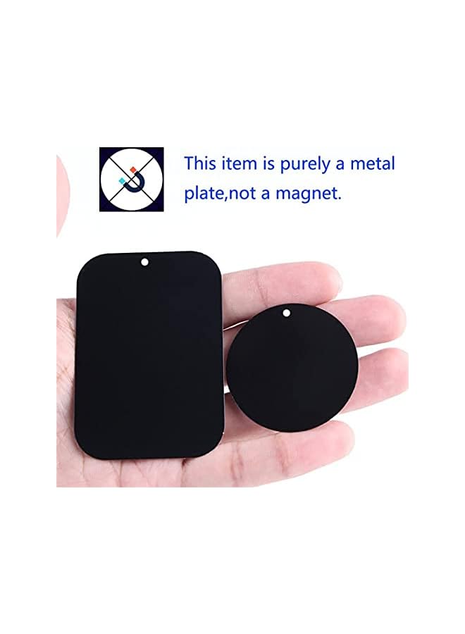 PROMASS Metal Plate, ELECDON 8 Pack for Magnetic Phone Car Mount Holder Cradle with Adhesive (Compatible with Magnetic Mounts)  - Image 5