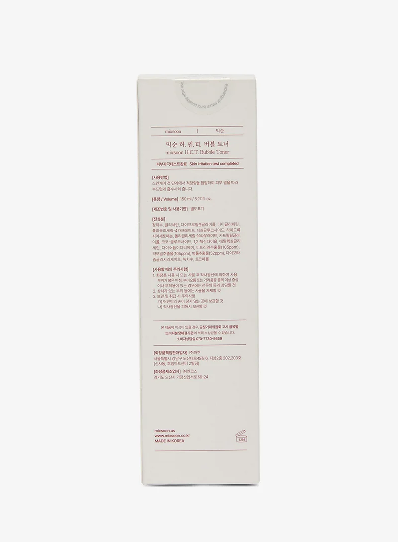 Mixsoon  H.C.T. Bubble Toner 150ml  | Best Price UAE