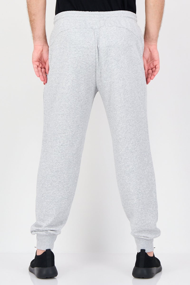 PUMA Men Sportswear Fit Brand Logo Outdoor Sweatpants, Heather Grey - Image 3