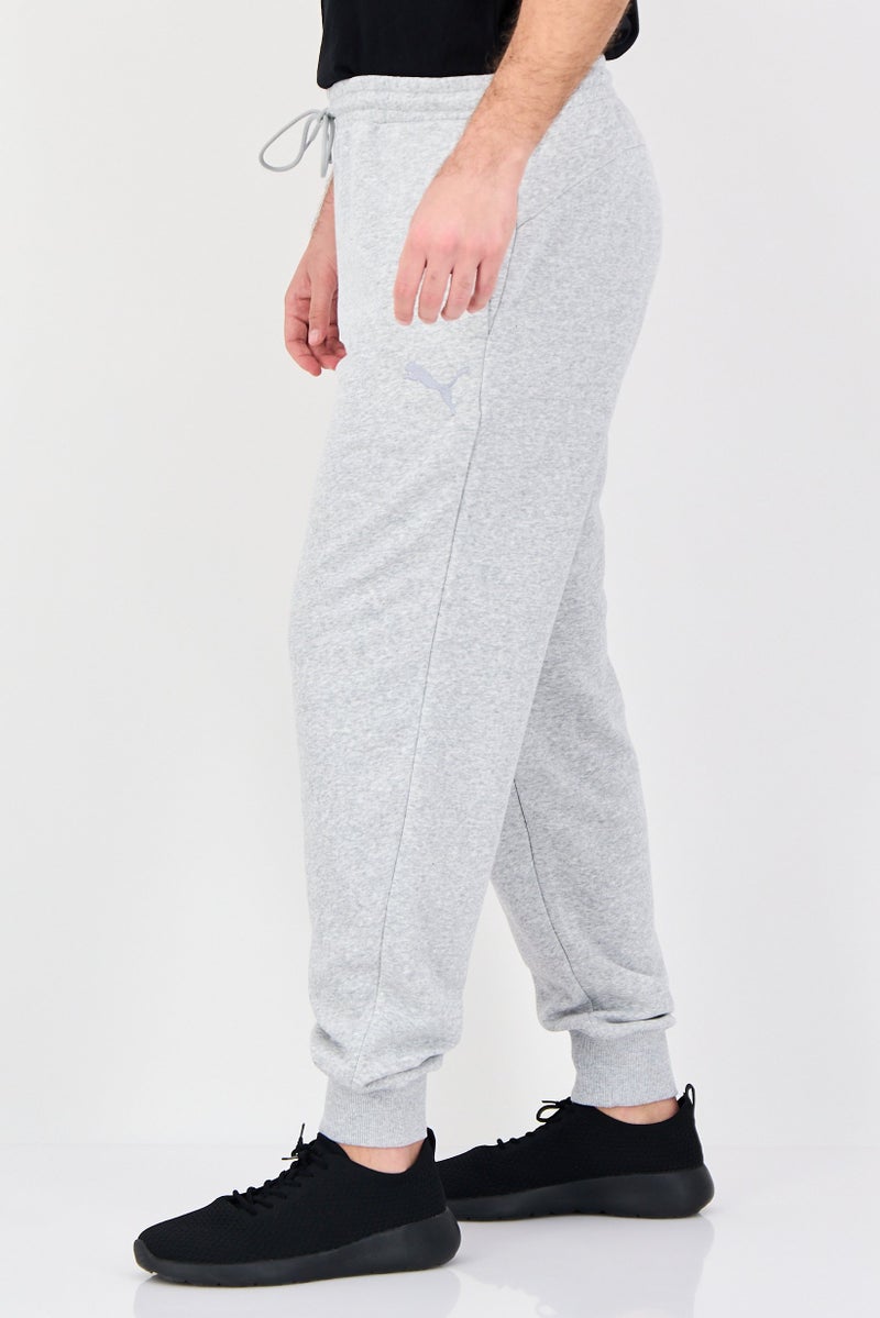 PUMA Men Sportswear Fit Brand Logo Outdoor Sweatpants, Heather Grey - Image 2