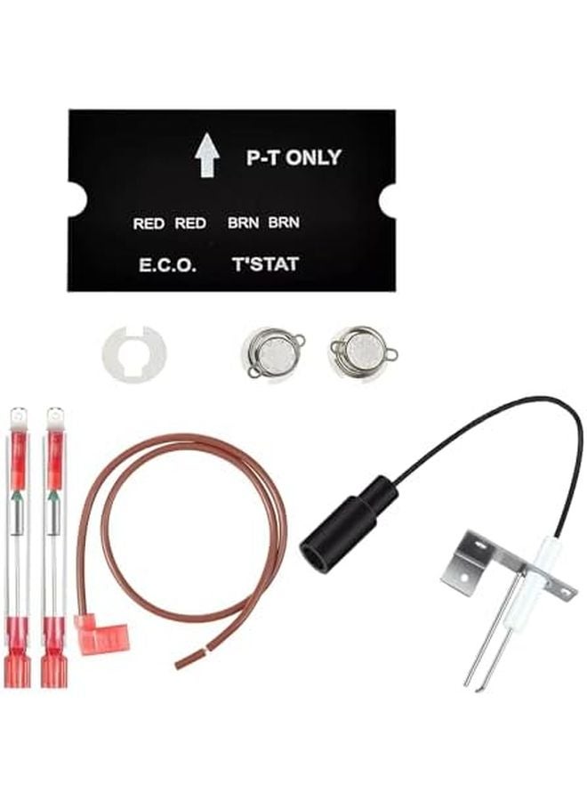 مجموعة قطع الغاز الحراري لسخان المياه مع الشاعل ومنظم الحرارة لموديلات المقطورات 91447 93866 93868 - Image 1