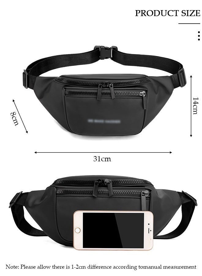 Arabest Compact Waist Pack for Men and Women, Waterproof Crossbody Bag Chest Shoulder Waist Bag with Buckle, Everyday Carry Bag for Travel, Work, Sport - Image 2