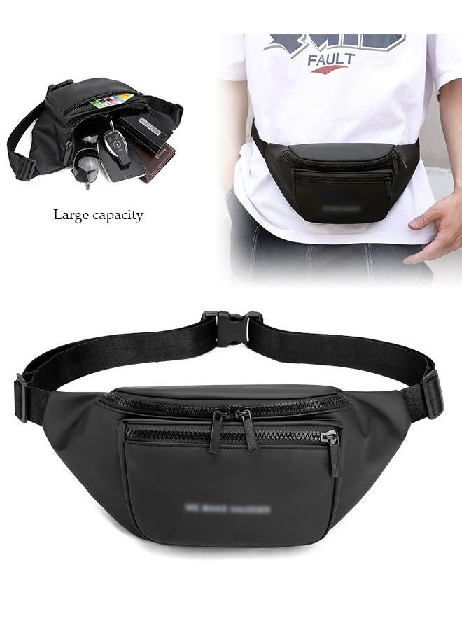 Arabest Compact Waist Pack for Men and Women, Waterproof Crossbody Bag Chest Shoulder Waist Bag with Buckle, Everyday Carry Bag for Travel, Work, Sport - Image 1