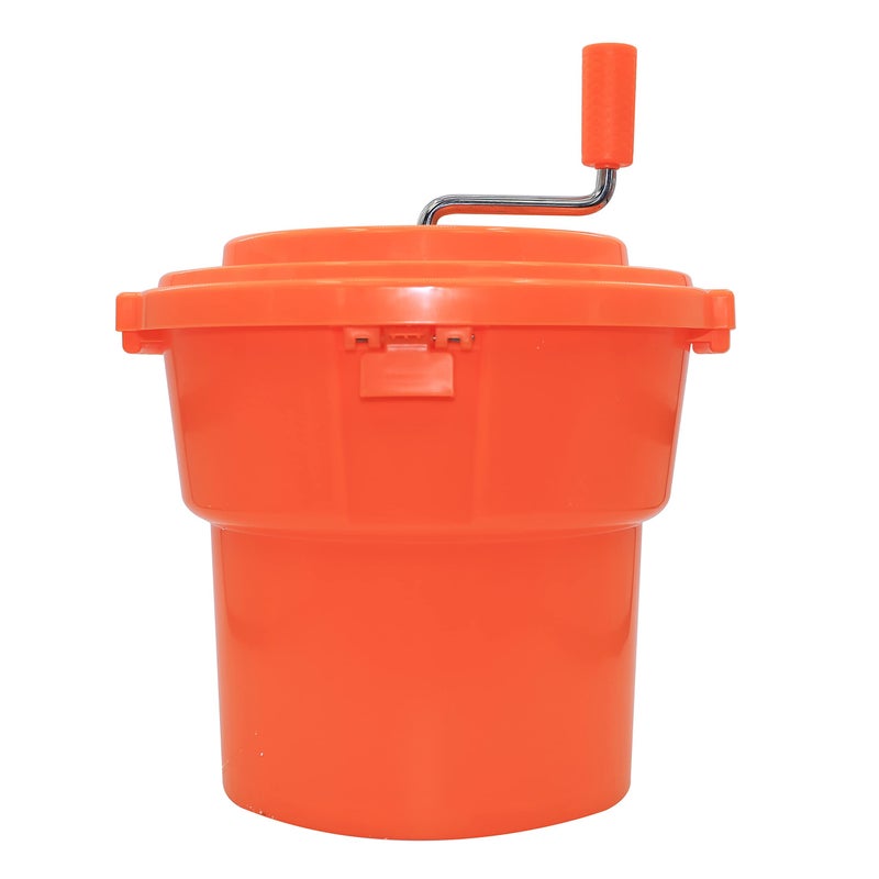 HAKKA FOOD PROCESSING مقلاة السلطة من مطعم هاكا سعة 5 جالون 20 كوارت مقلاة سلطة تجارية كبيرة مجفف خس للخضروات والفواكه