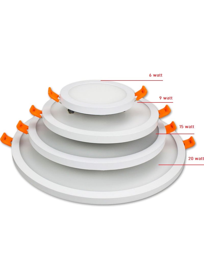 CATA 6W Adjustable Plus LED Panel Luminaire CT-5645 6400K White Light  - Image 5