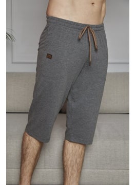 KLY Men's Thin Single Bottom Very Comfortable Cotton Capri Pajamas 