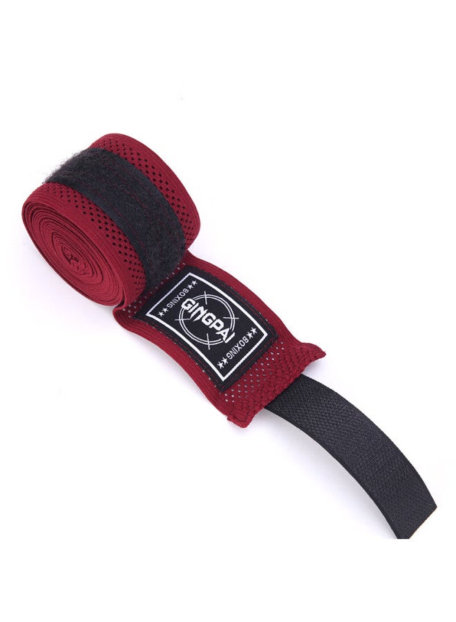 Competing pie Jingpai Boxing Hand Wraps For Men, High-elasticity Handband For Sanda, Muay Thai Wrist Wraps, Combat Hand Protection Cloth, Black, 3 Meters - Image 5