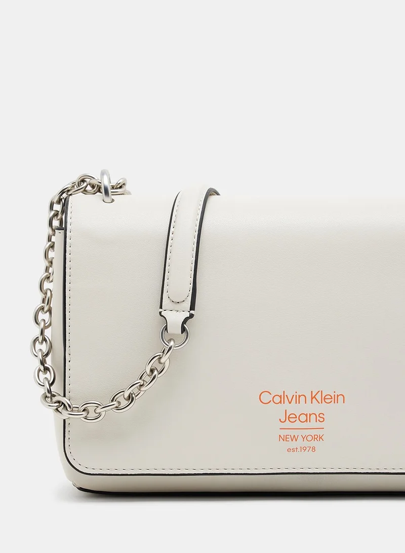 Calvin Klein Jeans Sculpted EW Flap Crossbody Bag