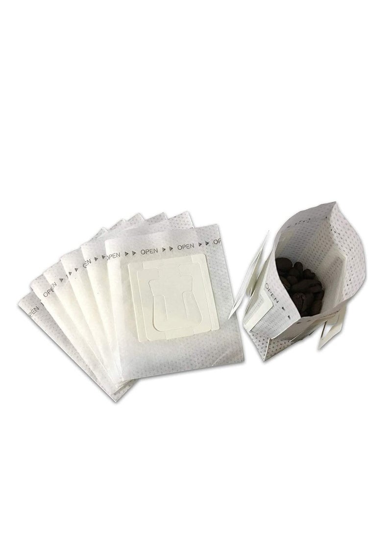 Cool Baby COOLBABY 50Pcs Portable Coffee Filter Paper Bag Hanging Ear Drip Coffee Bag Single Serve Disposable Drip Coffee Filter Bag Perfect for Travel, Camping, Home, Office  - Image 1