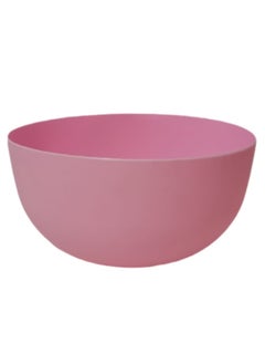 Large round plastic mixer, 4 litre capacity, rose colour, microwave and freezer safe, code 617